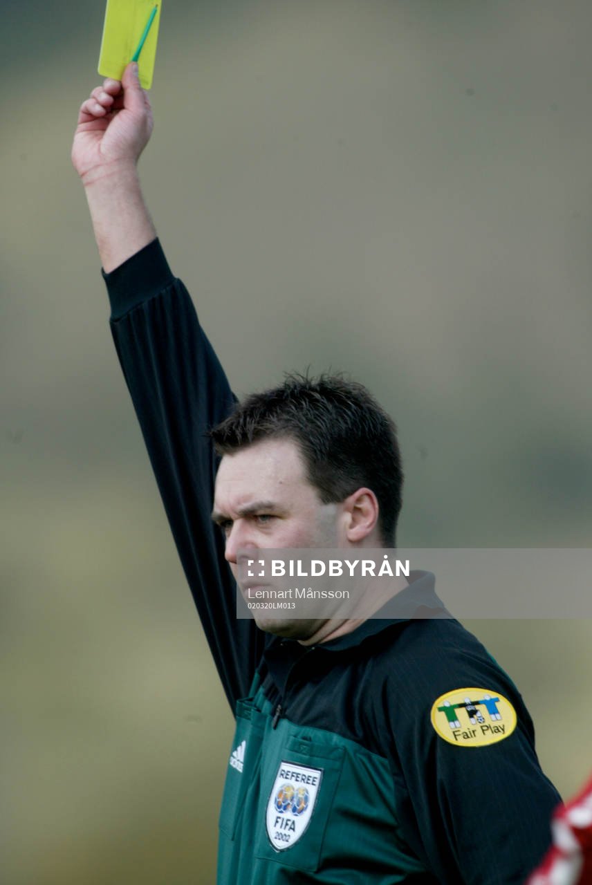 Fotboll La Manga Martin Ingvarsson, domare