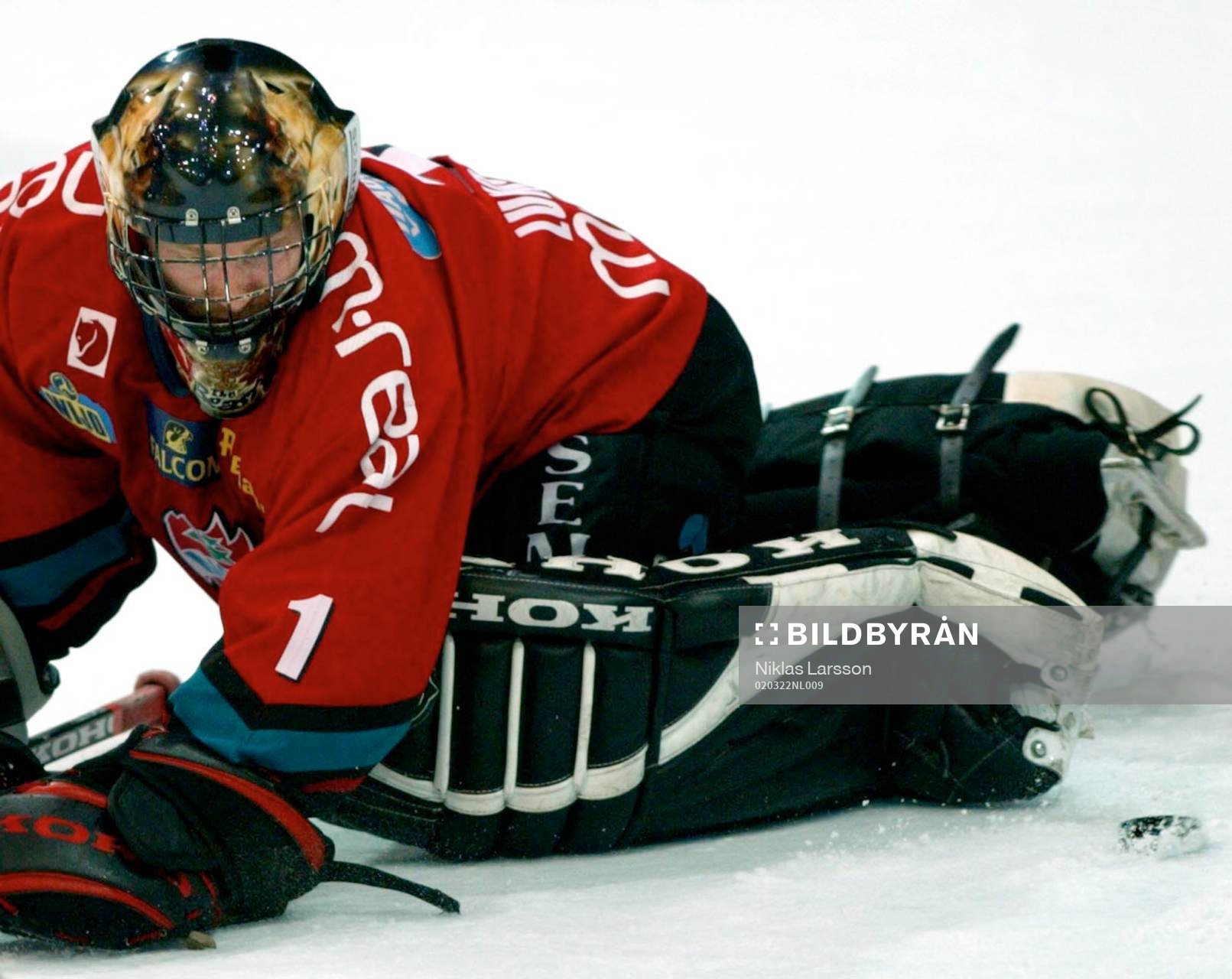 Patrik Carnbäck, Frölunda kvitteringspuck. Pucken går