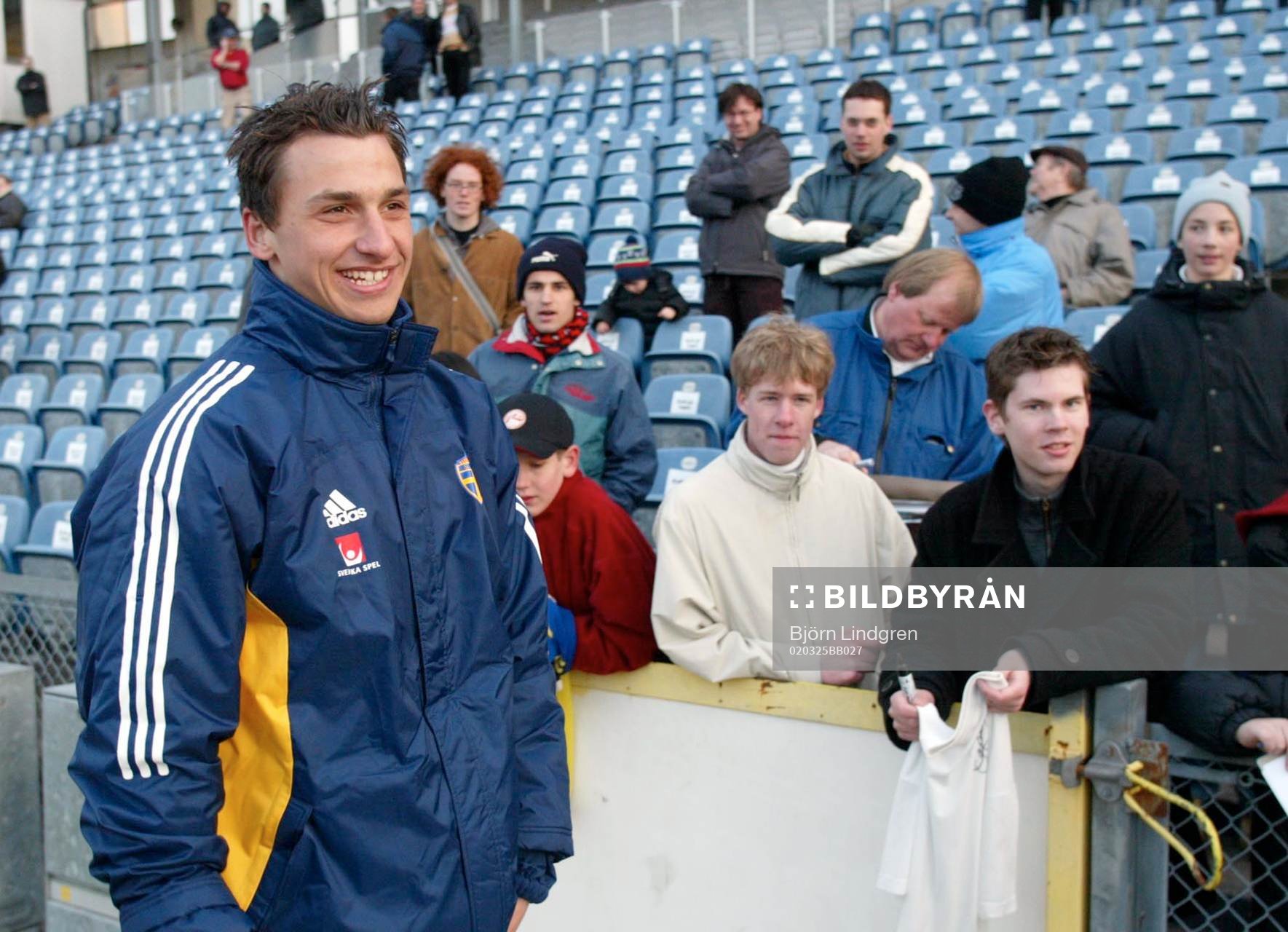 Zlatan Ibrahimovic är alltid populär på Malmö stadion