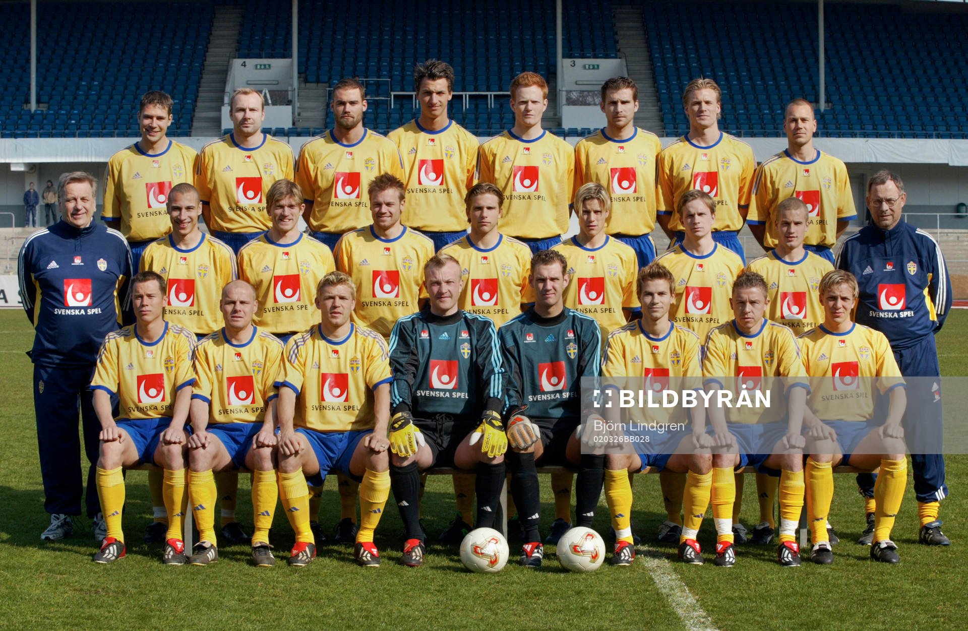 Stefan Selakovic, Håkan Mild, Olof Mellberg, Zlatan