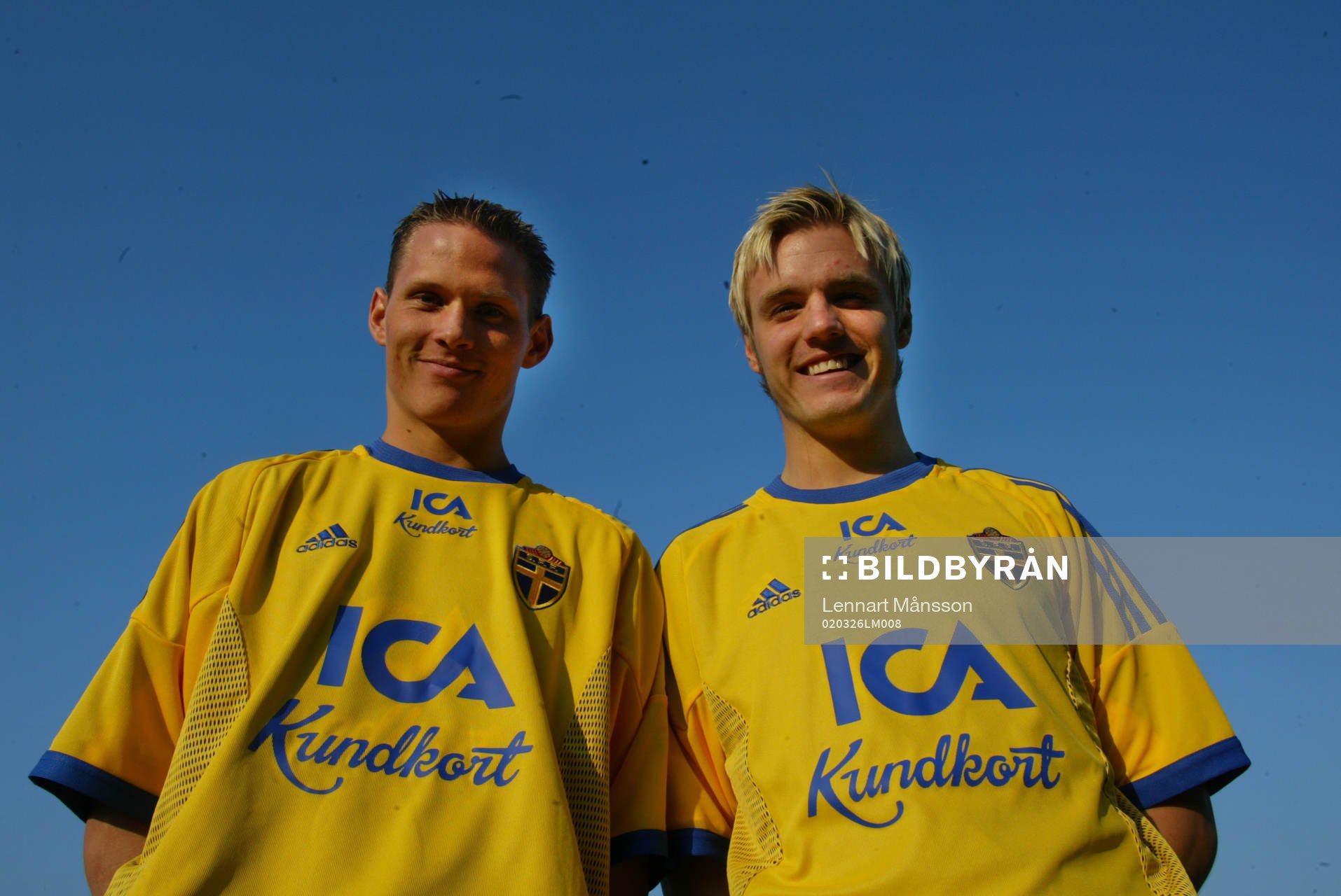 Fotboll U21, Sverige, Jon Jönsson och Andreas Dahl,