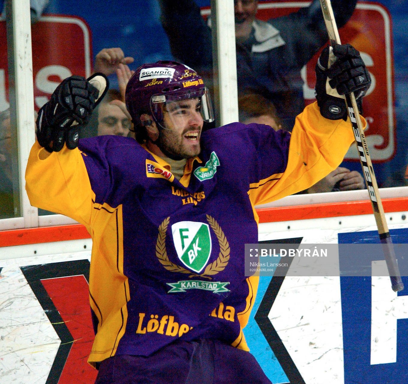 Mattias Johansson, Färjestad jublar