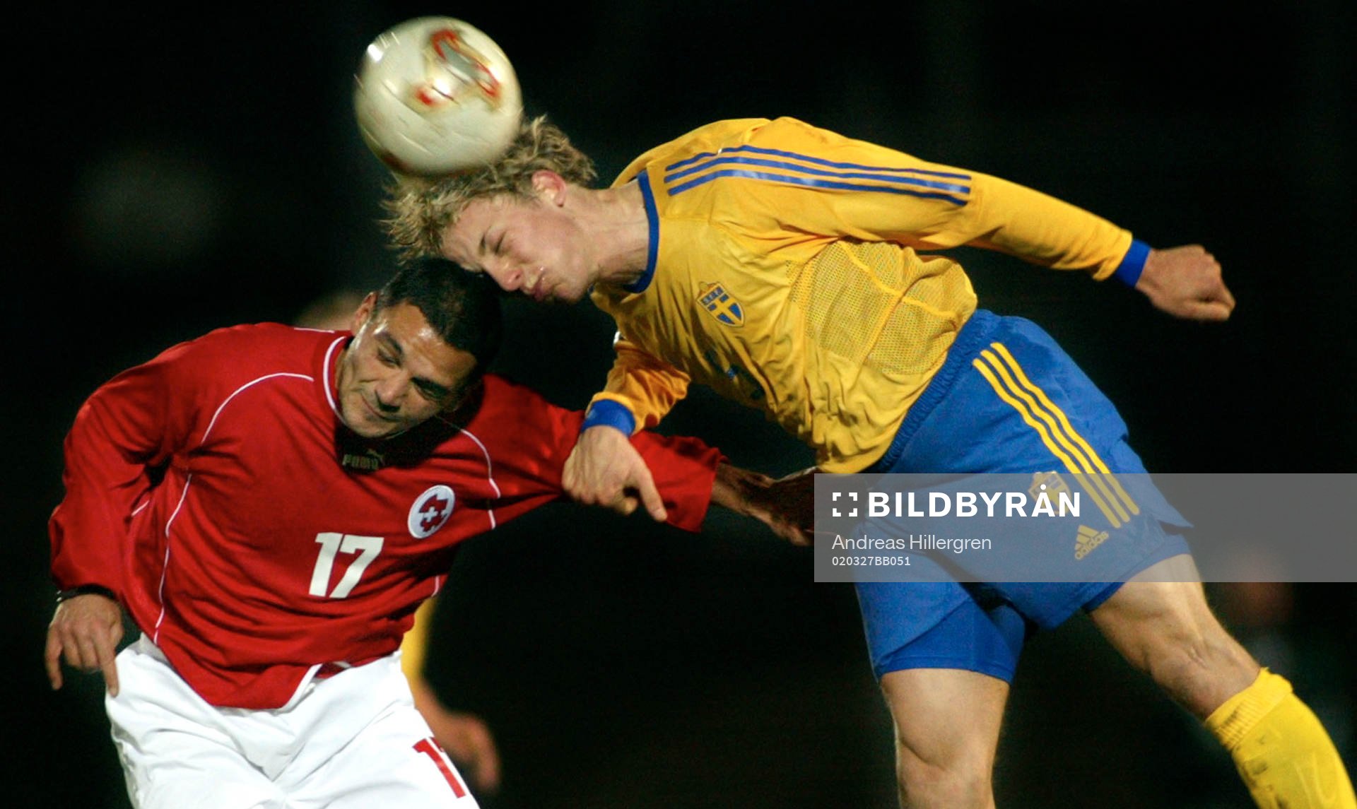 Sverige - Schweiz:: Erik Edman, Sverige och Massimo