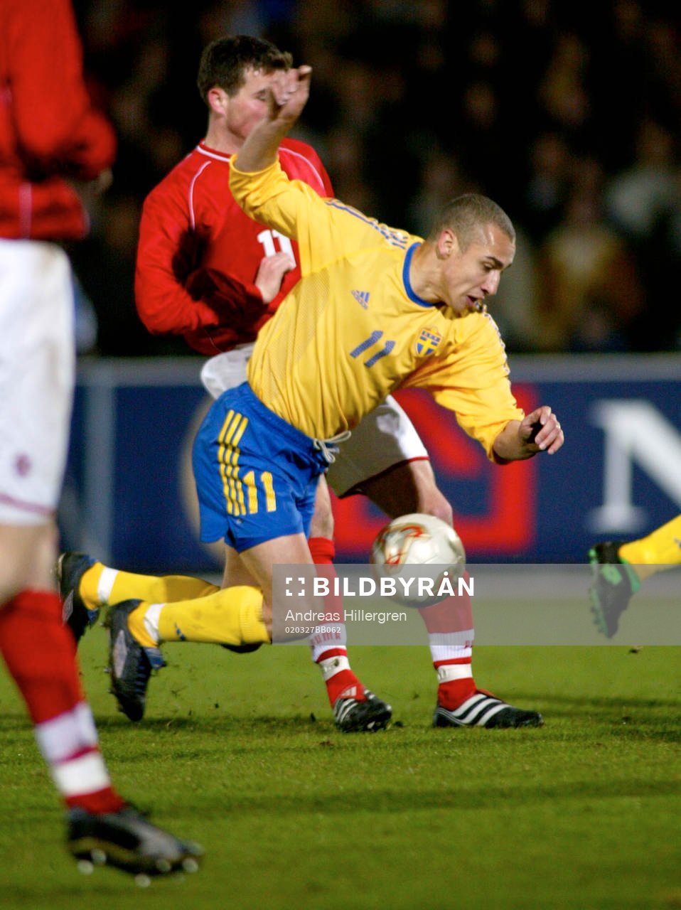 Sverige - Schweiz: Henrik Larsson, Sverige