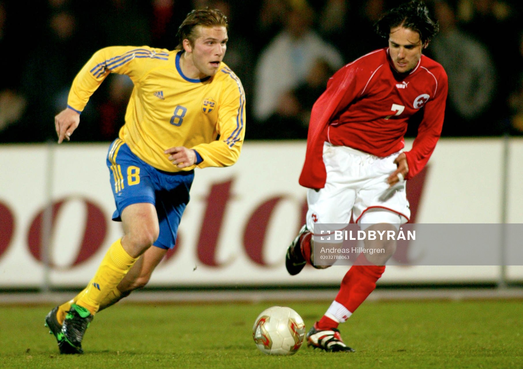 Sverige - Schweiz: Anders Svensson, Sverige, Ricardo