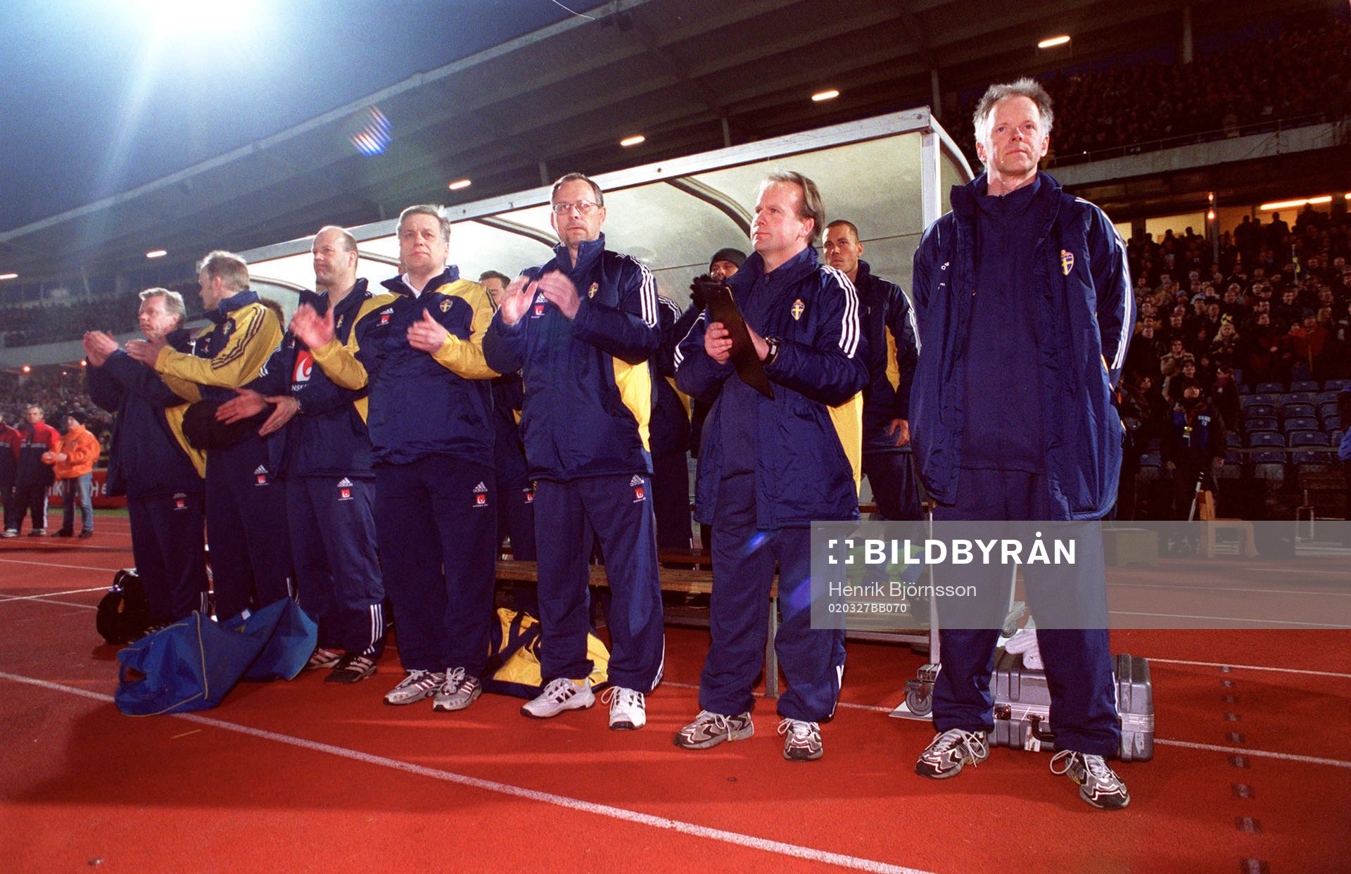 fotboll, Sverige, bänken