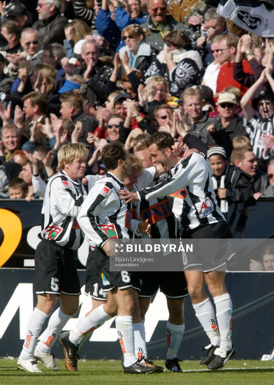 Fotboll, Allsvenskan, Landskrona - jubel, Jesper Ljung,
