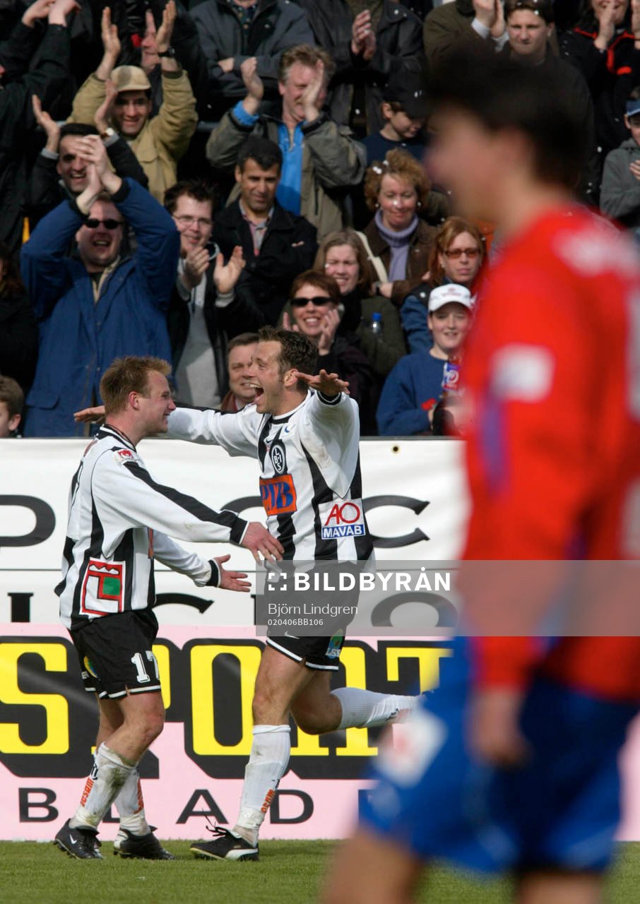 Anders Friberg och Danijel Milovanovic jublar
