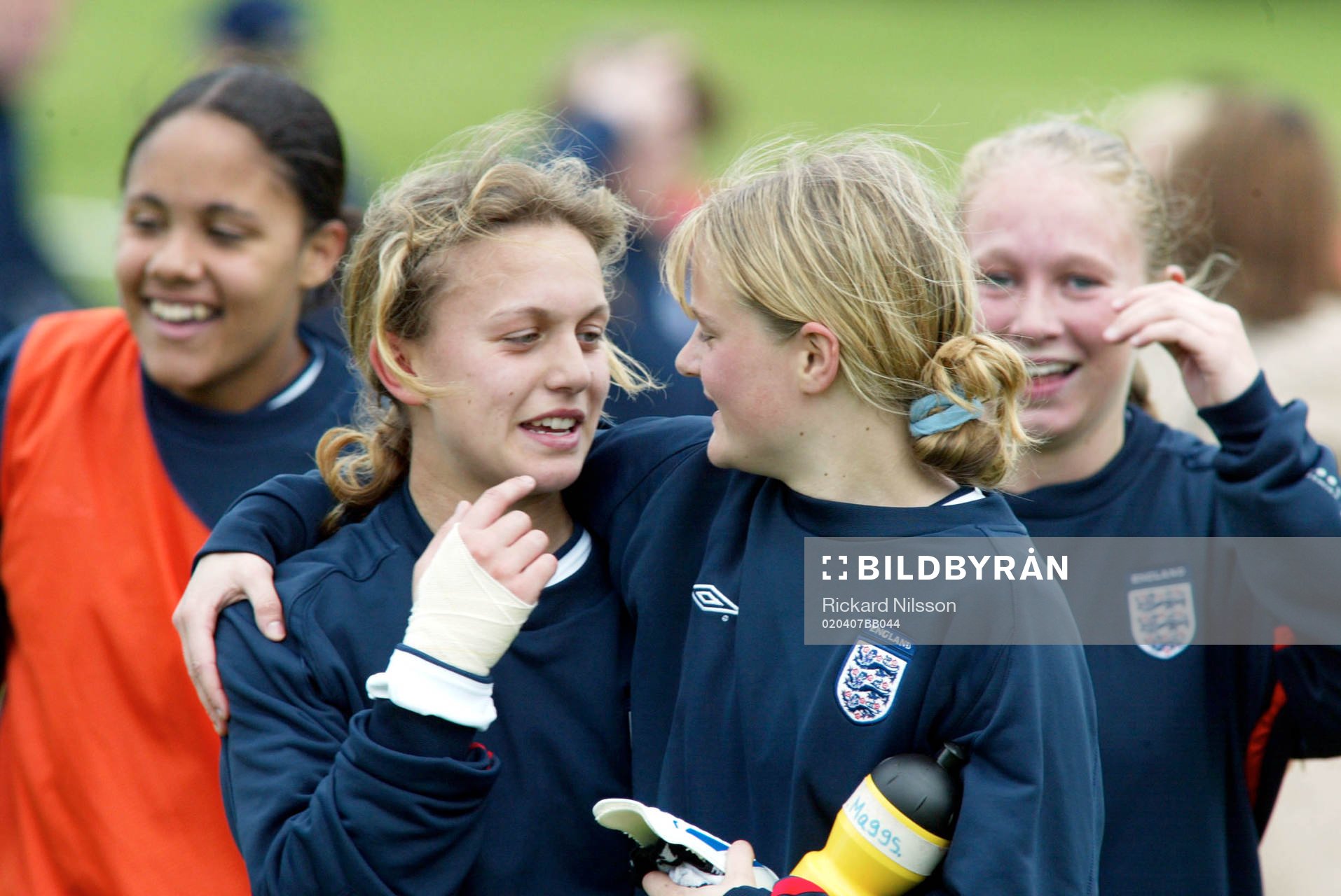 Fotboll, EM, F19 (F 19), England - Schweiz