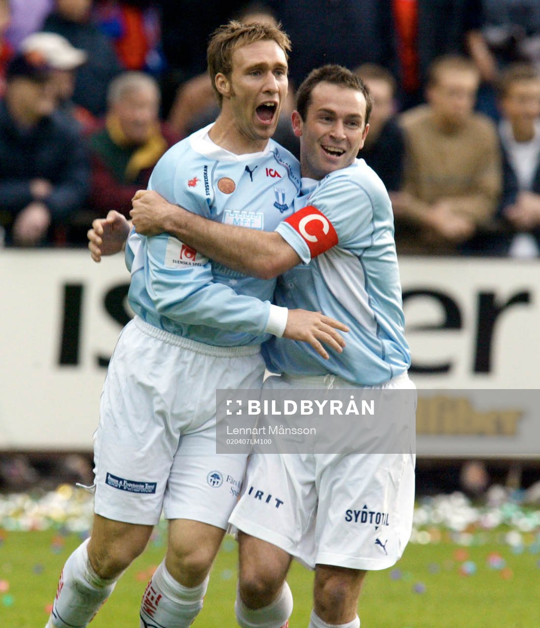 Niklas Skoog och Hans Mattisson, Malmö jublar