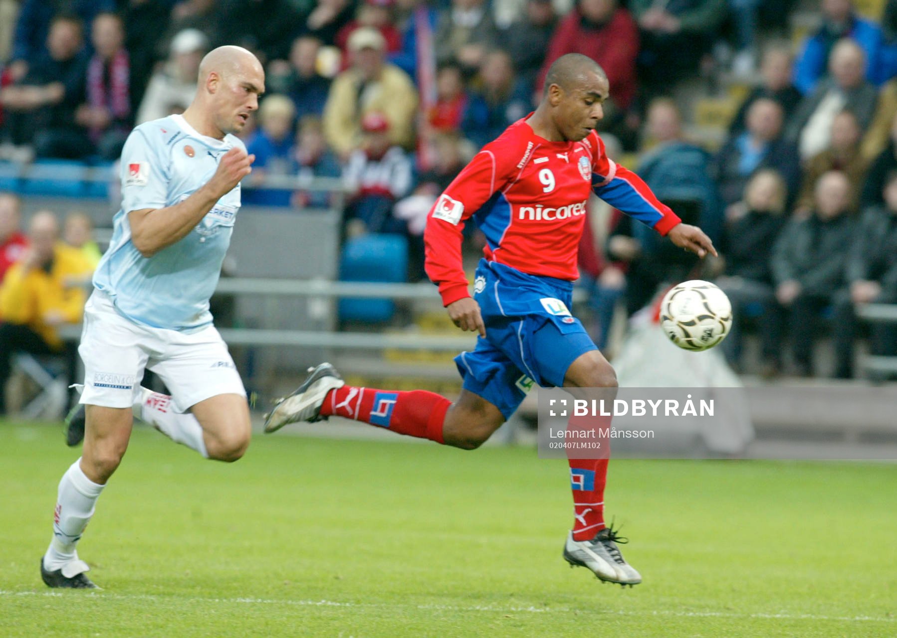 Alvaro Santos, Helsingborg och Daniel Majstorovic, Malmö