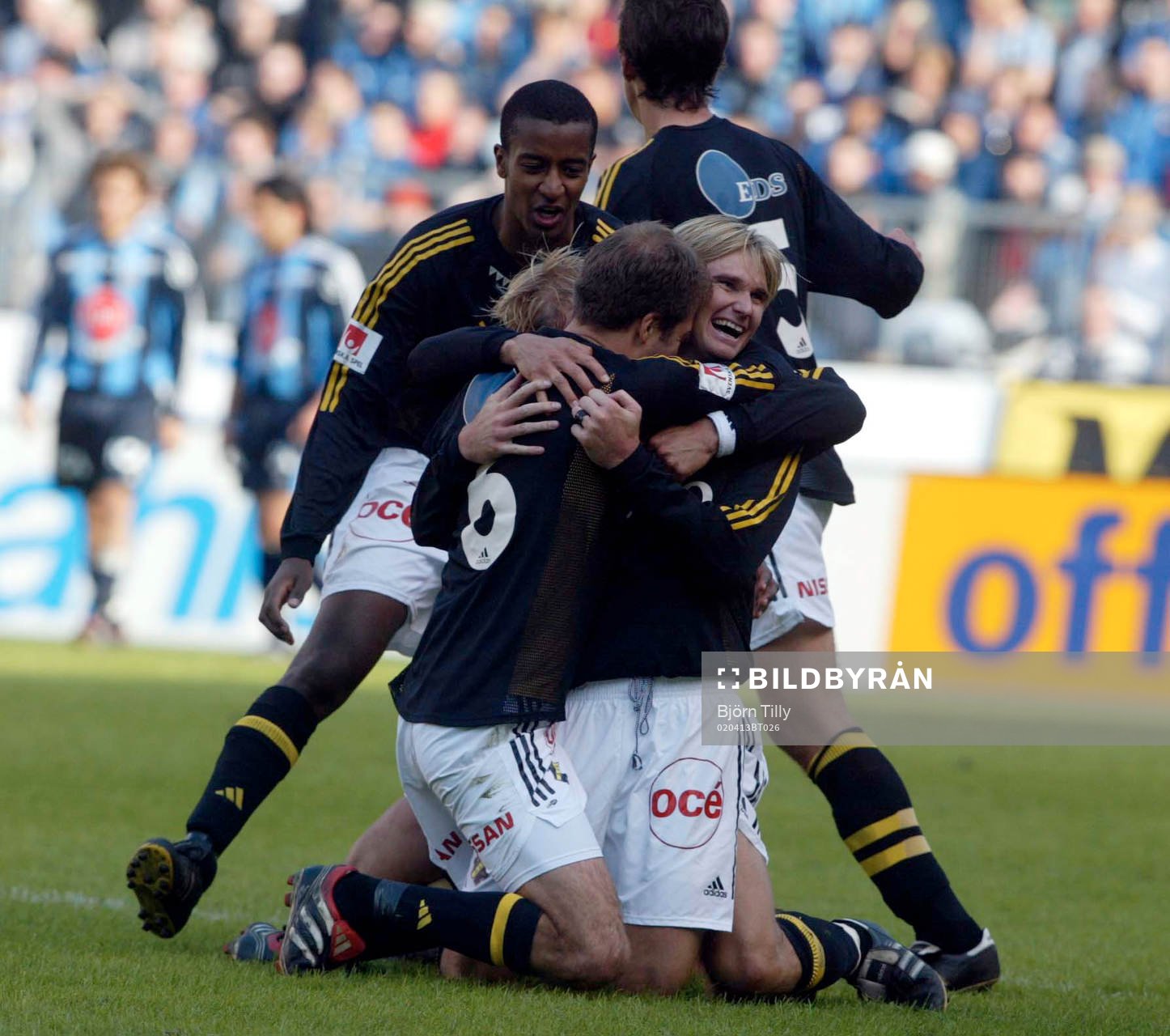 Andreas Andersson, AIK gratuleras