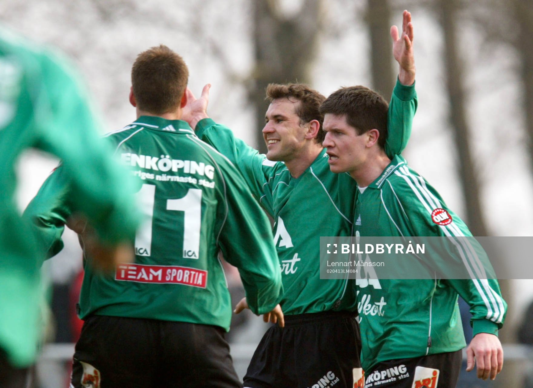 Nichlas Norell, Enköping (i mitten) avgjorde matchen på