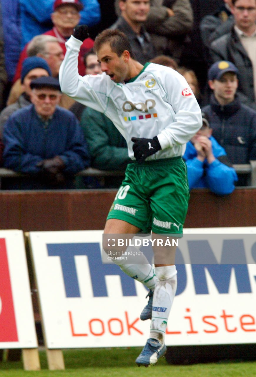 Fotboll, Allsvenskan, Kennedy Bakircioglü, Hammarby, jubel