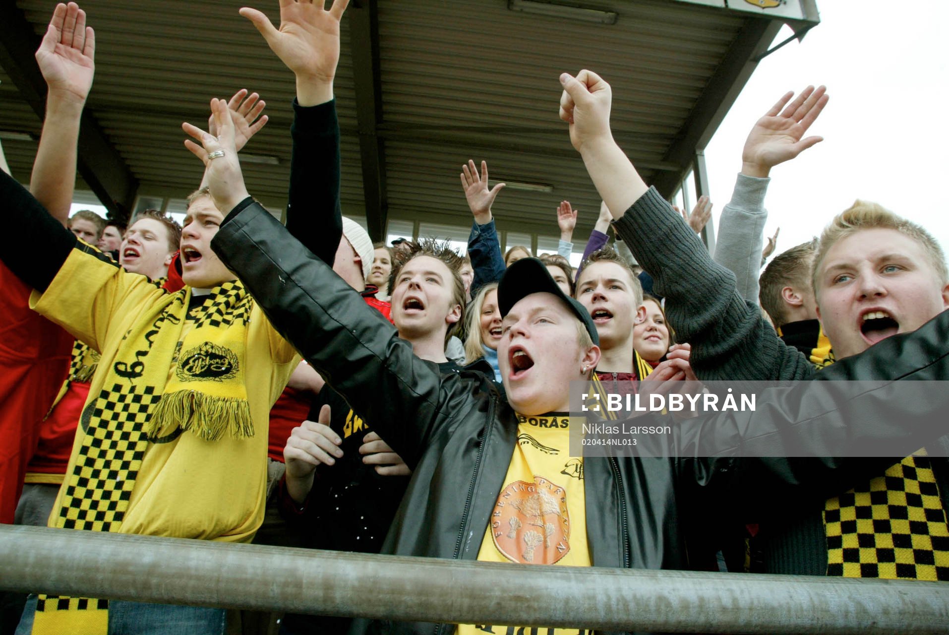 "Guliganerna" Elfsborgs hejarklack, supporter