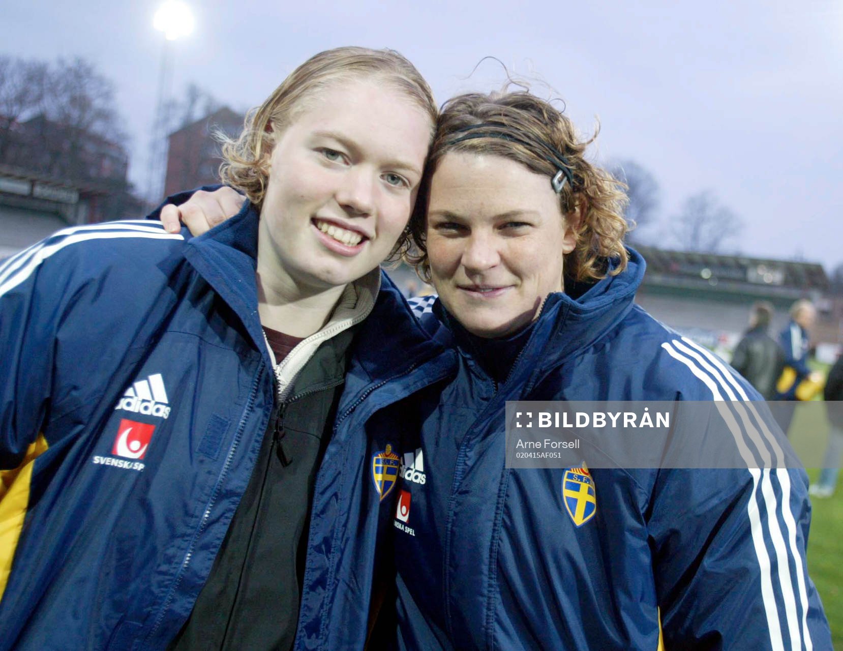 Hedvig Lindahl och Caroline Jönsson