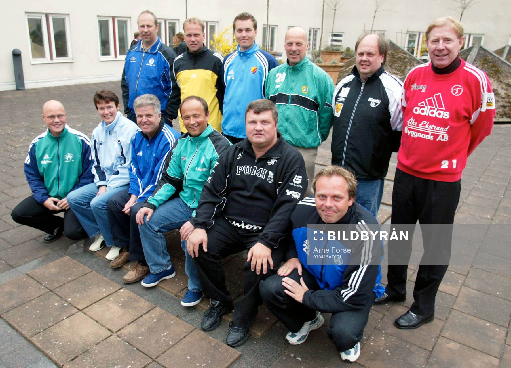 Bakre raden fr.v: Birger Grahn, Alvik, Per Widén,