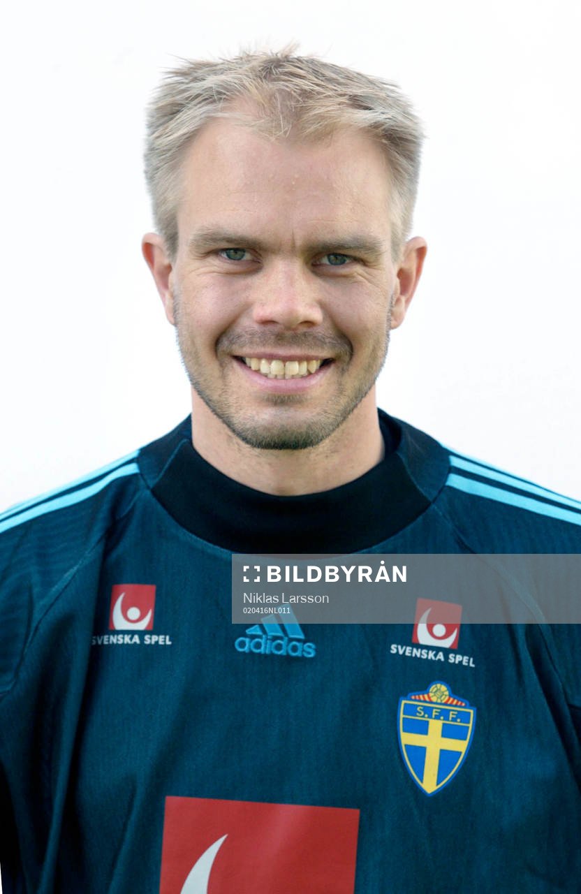 Fotboll, porträtt, Magnus Kihlstedt, Sverige