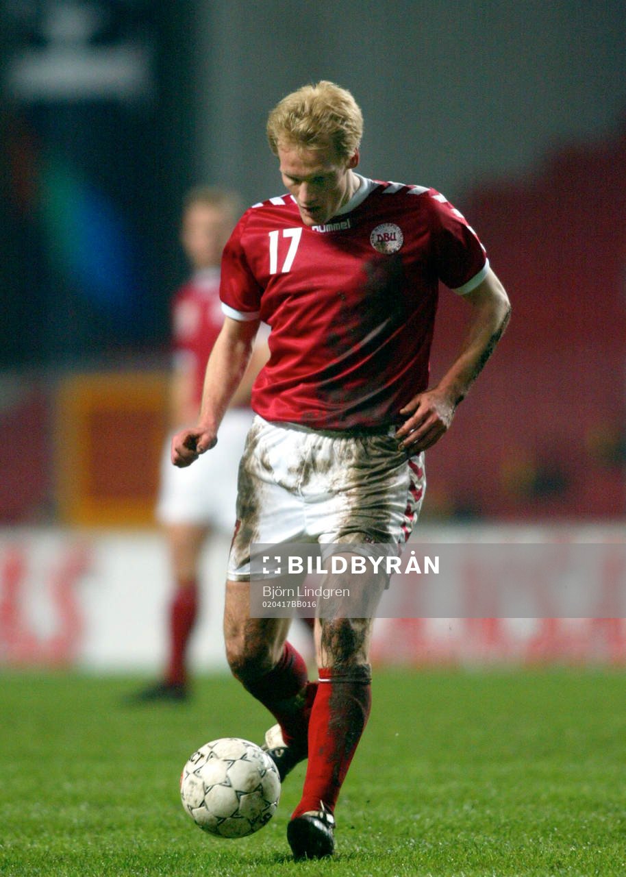 Fotboll, landskamp, Per Frandsen, Danmark