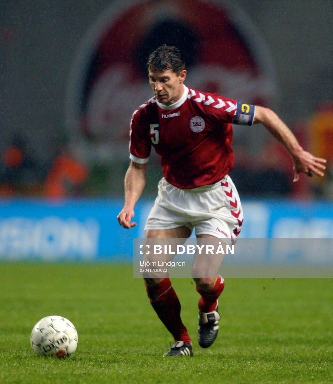 Fotboll, landskamp, Jan Heintze, Danmark 
