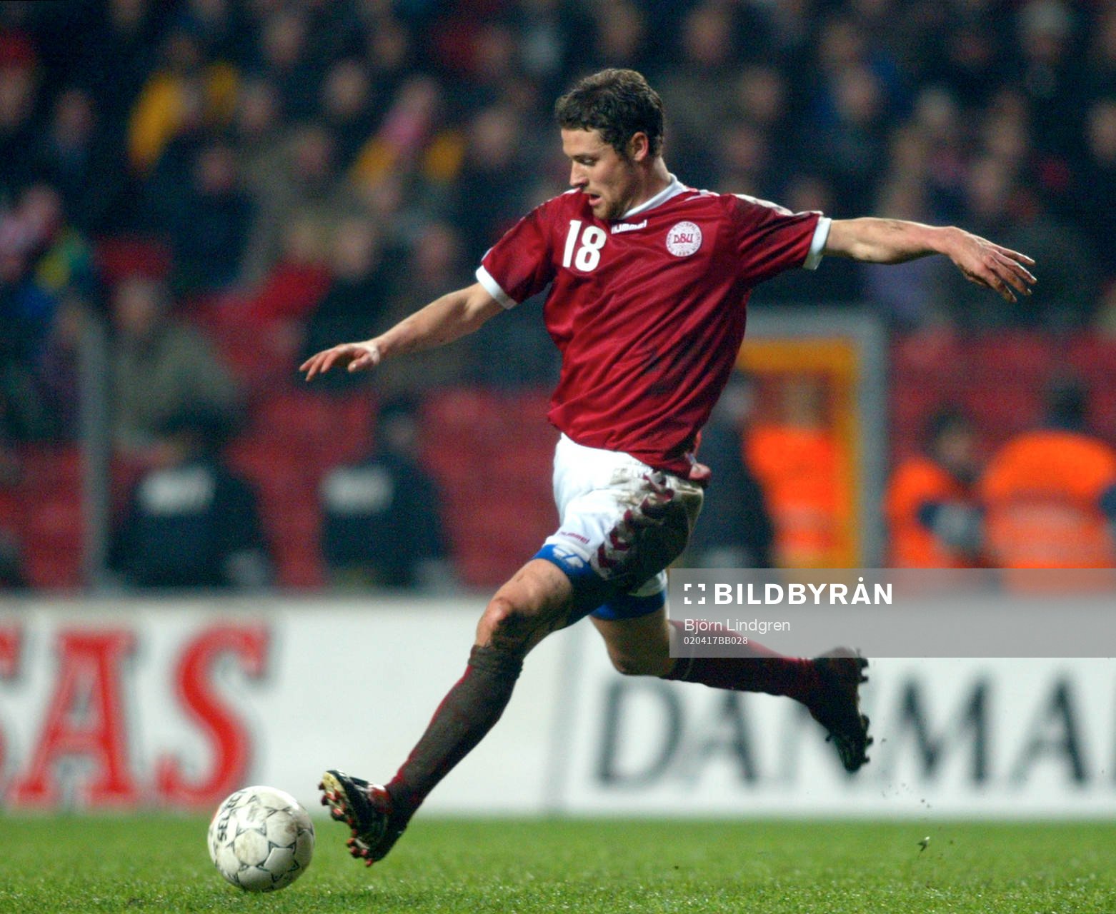 Fotboll, landskamp, Peter Madsen, Danmark