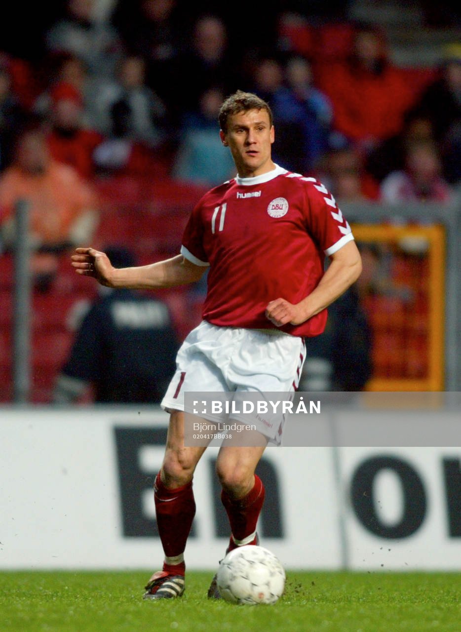 Fotboll, landskamp, Ebbe Sand, Danmark