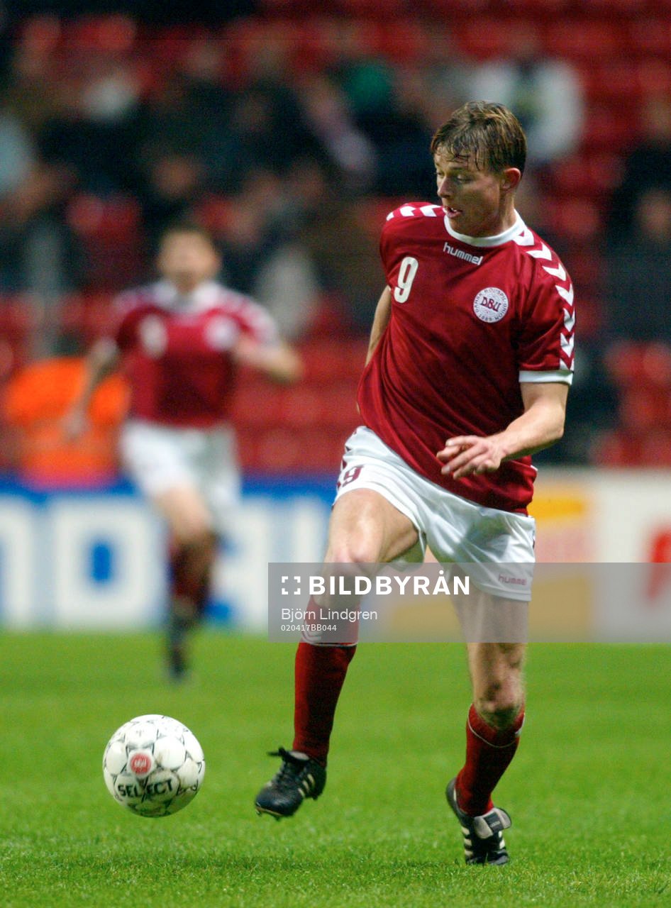 Fotboll, landskamp, Jon Dahl Tomasson, Danmark