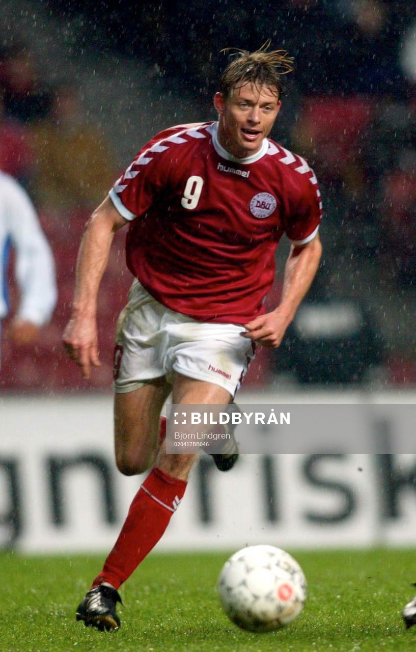 Fotboll, landskamp, Jon Dahl Tomasson, Danmark 