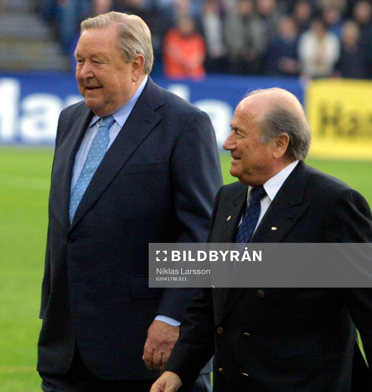 Fotboll, Lennart Johansson och Sepp Blatter