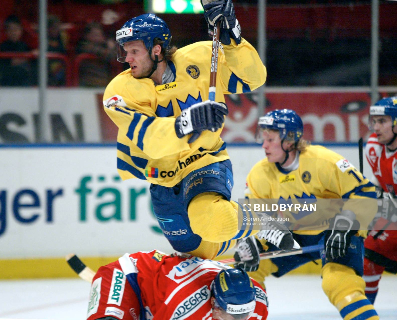 Nils Ekman gör 4-2 målet