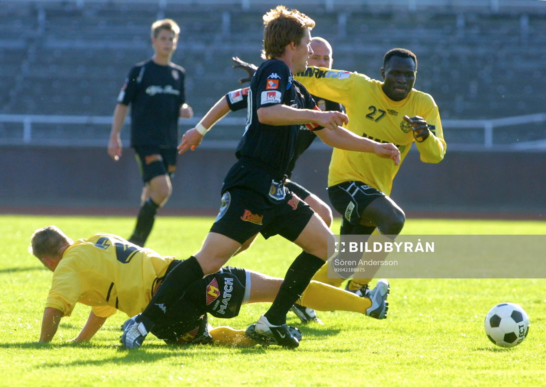  Göran Marklund, Café opera och Thomas Juma, Mjällby.