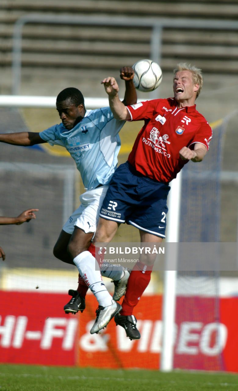 Peter Ijeh, Malmö FF och Johan Anegrund, Örgryte. Nick,