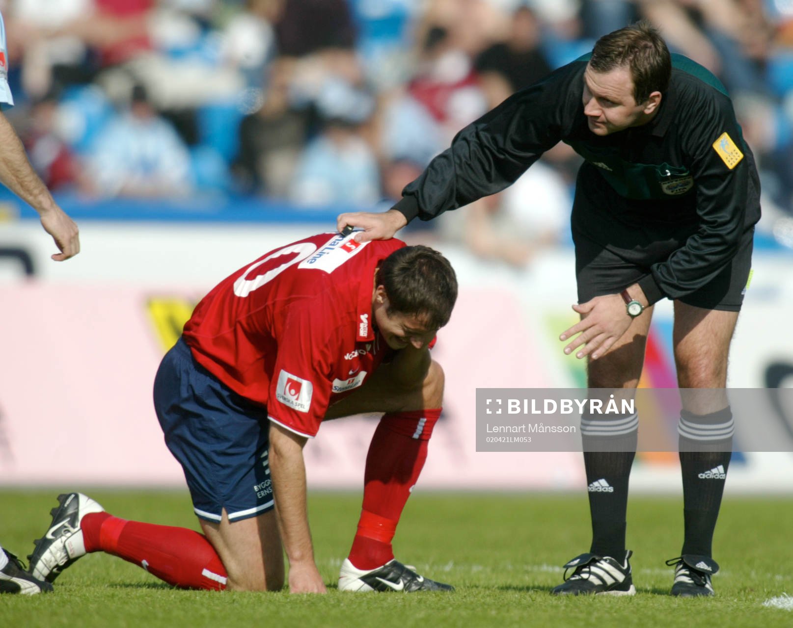 Patrik Fredholm, Örgryte. Skada