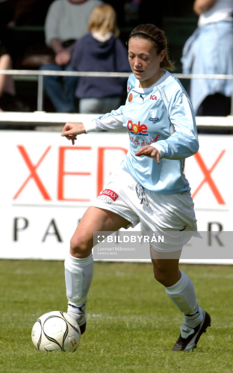 Fotboll, dam, damallsvenskan,  Therese Sjögran, Malmö