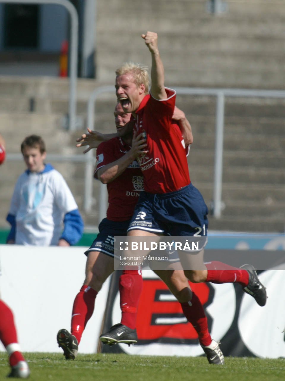 Johan Anegrund, Örgryte, avgjorde matchen med matchens