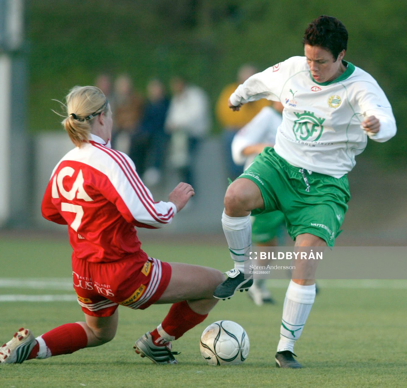 Lena Persson, Hammarby och Linda Fagerström, Älvsjö