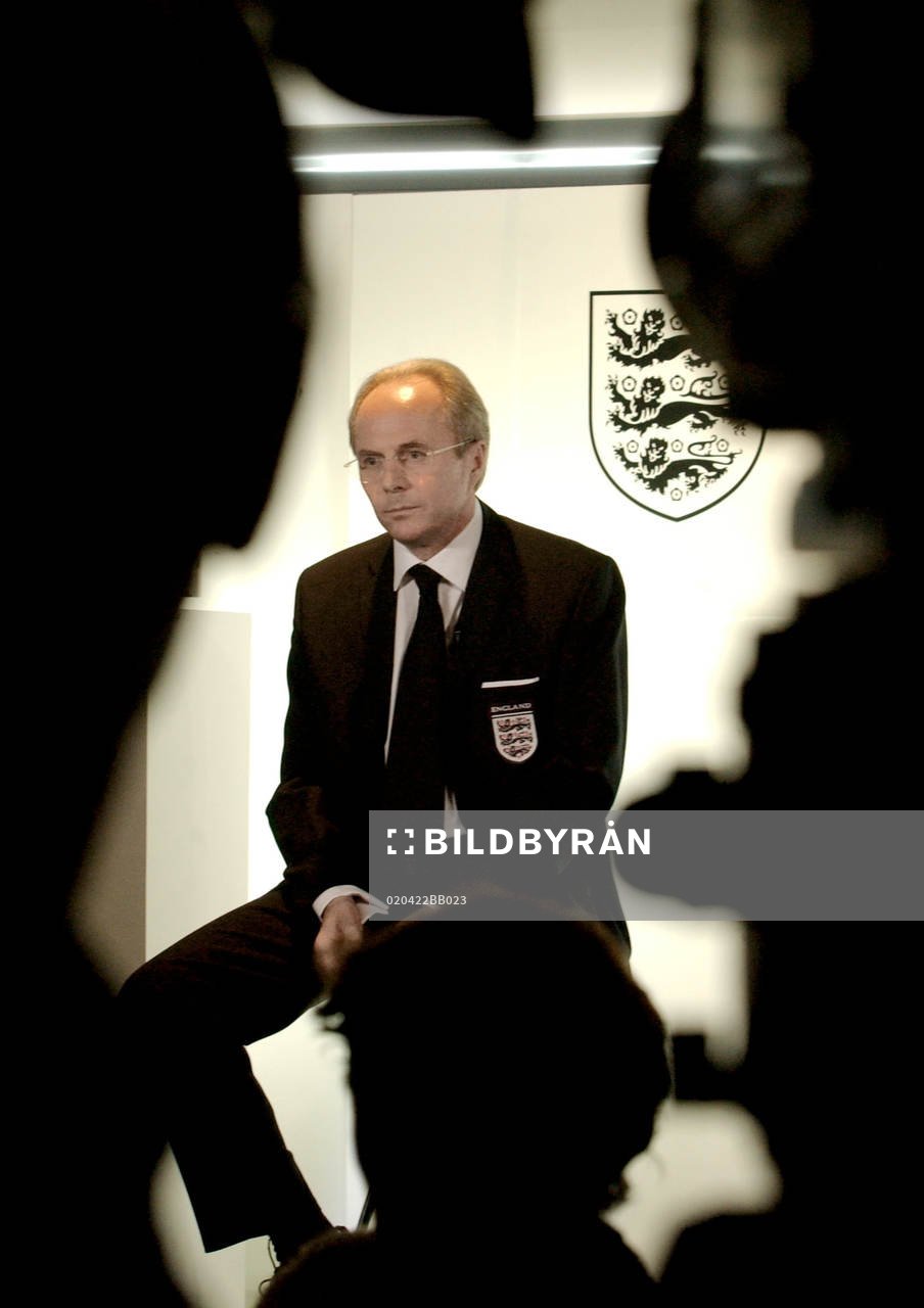 Fotboll, Sven-Göran Eriksson, förbundskapten, England
