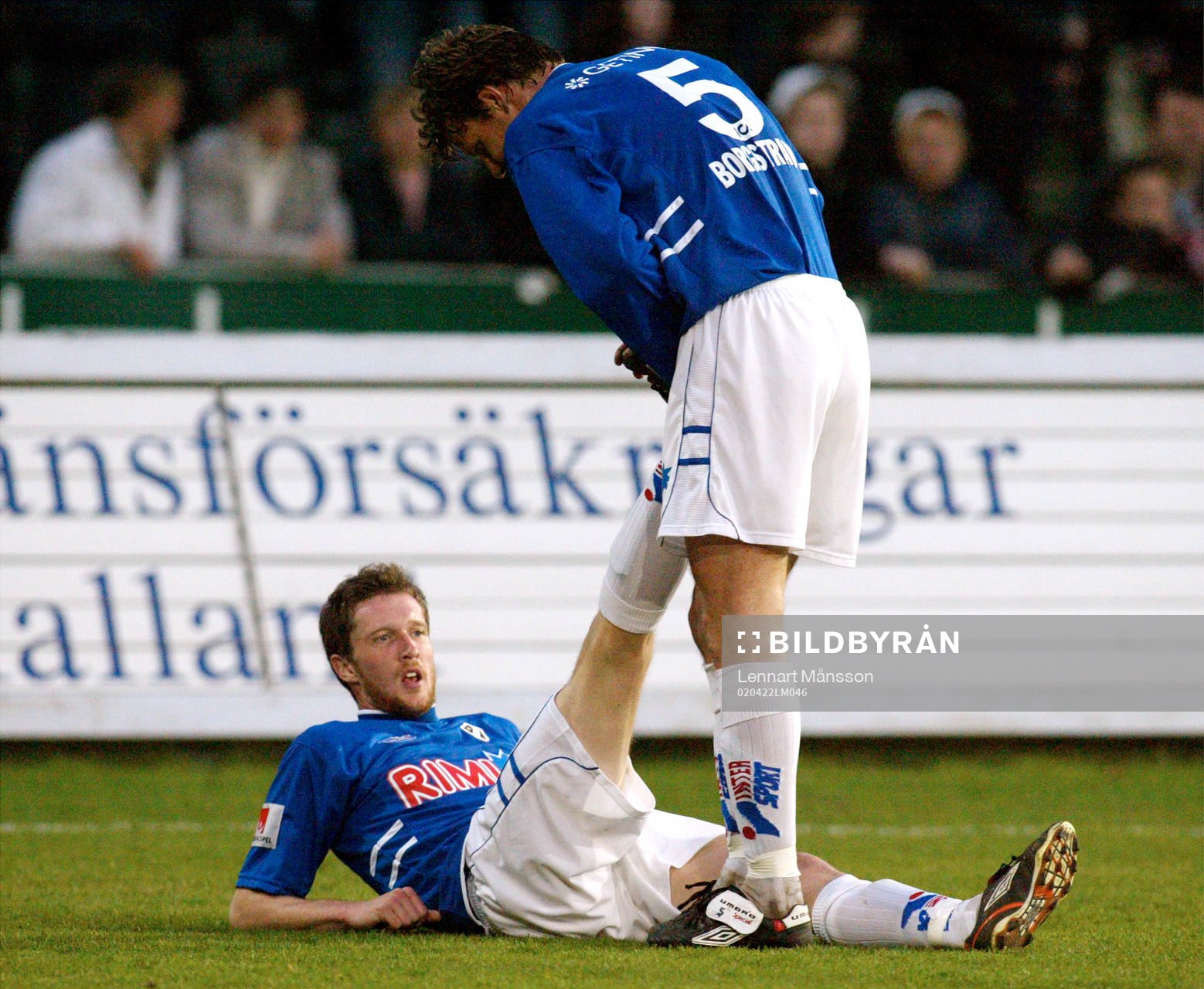 Mikael Nilsson, Halmstad. Skada, stretch