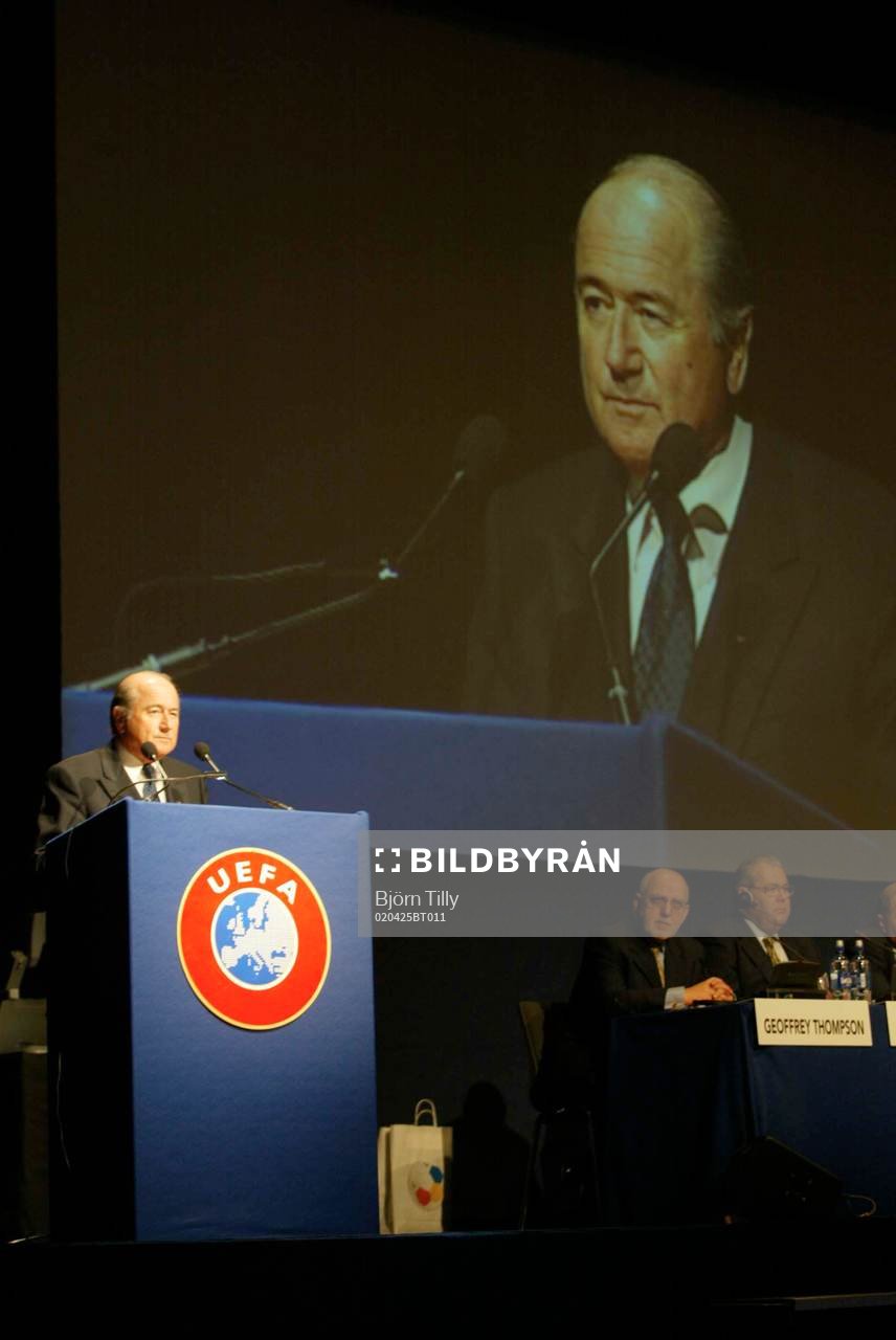 Fotboll, UEFA, Sepp Blatter