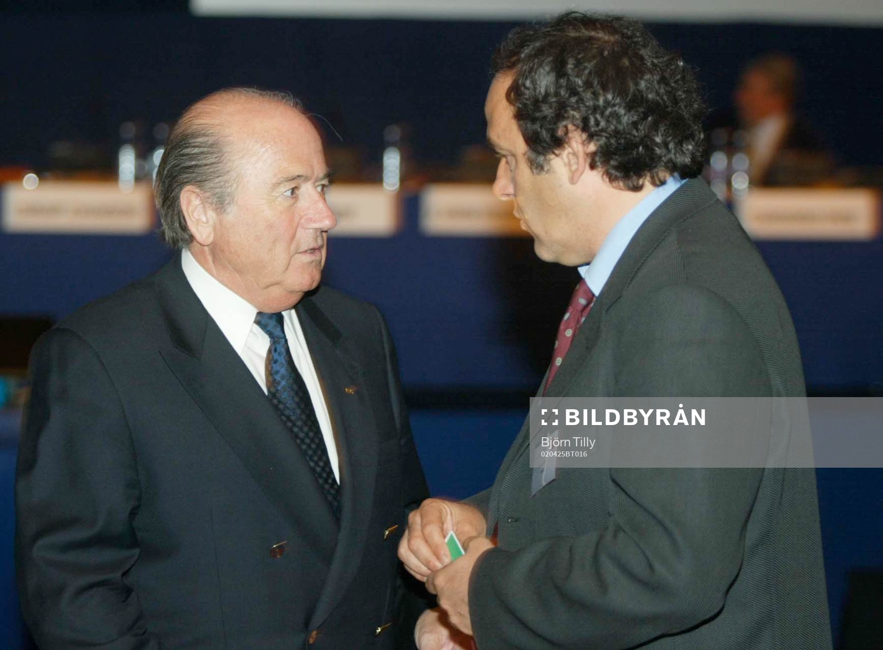 Fotboll, UEFA, Sepp Blatter och Platini