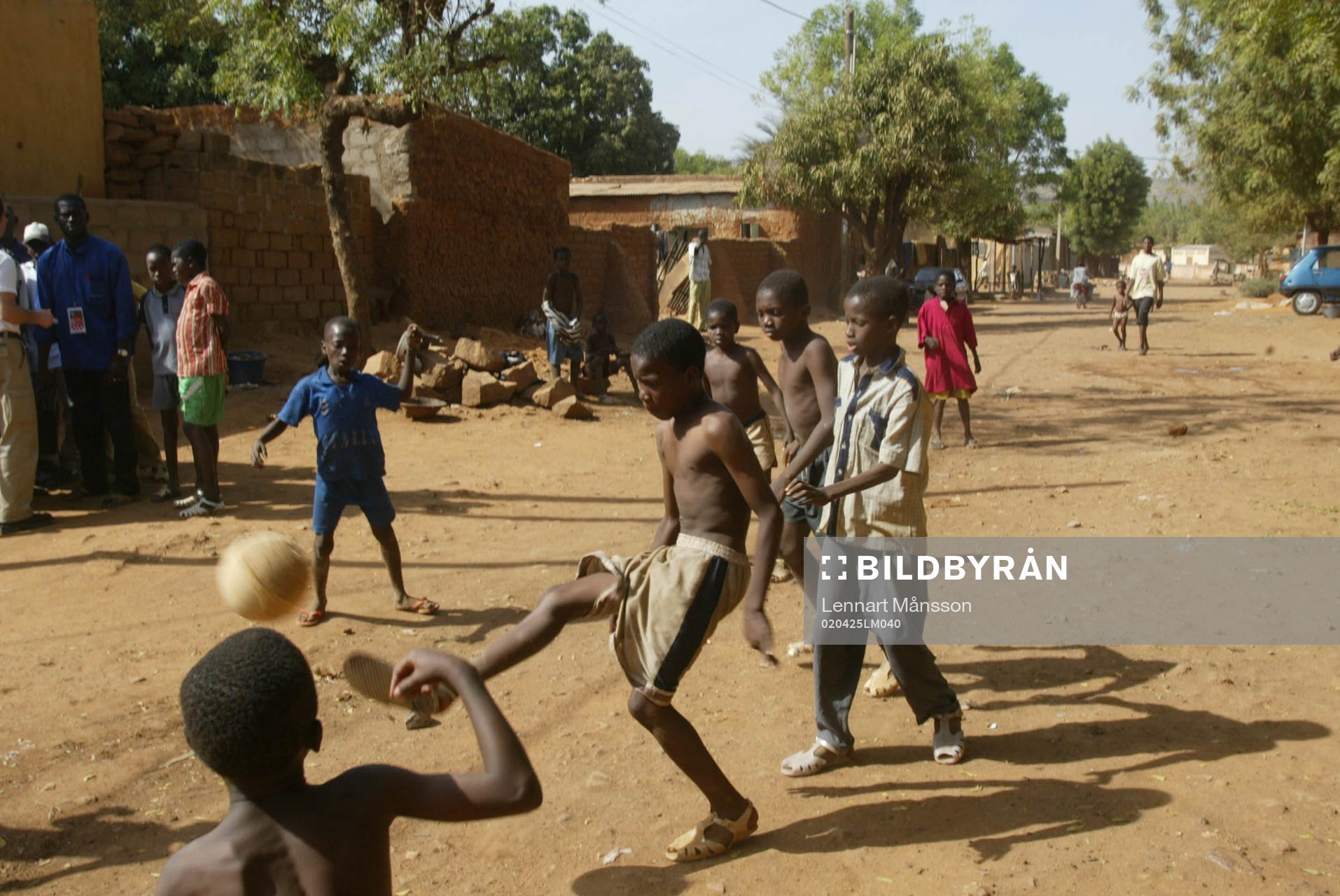 Afrikanska mästerskapen i fotboll i Mali. På Malis gator