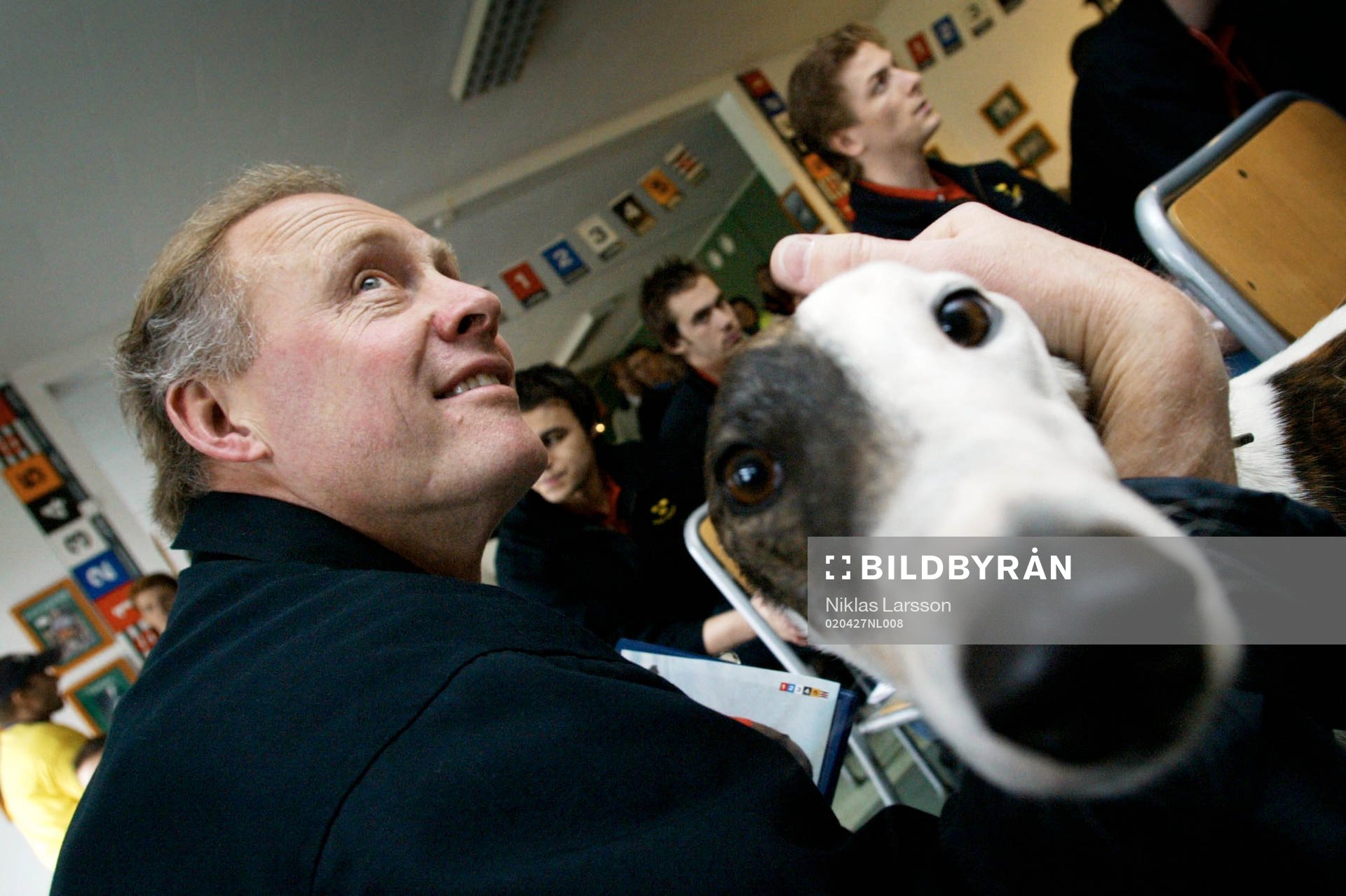 Greyhound Race i Borås. Tre Kronors General Mananger