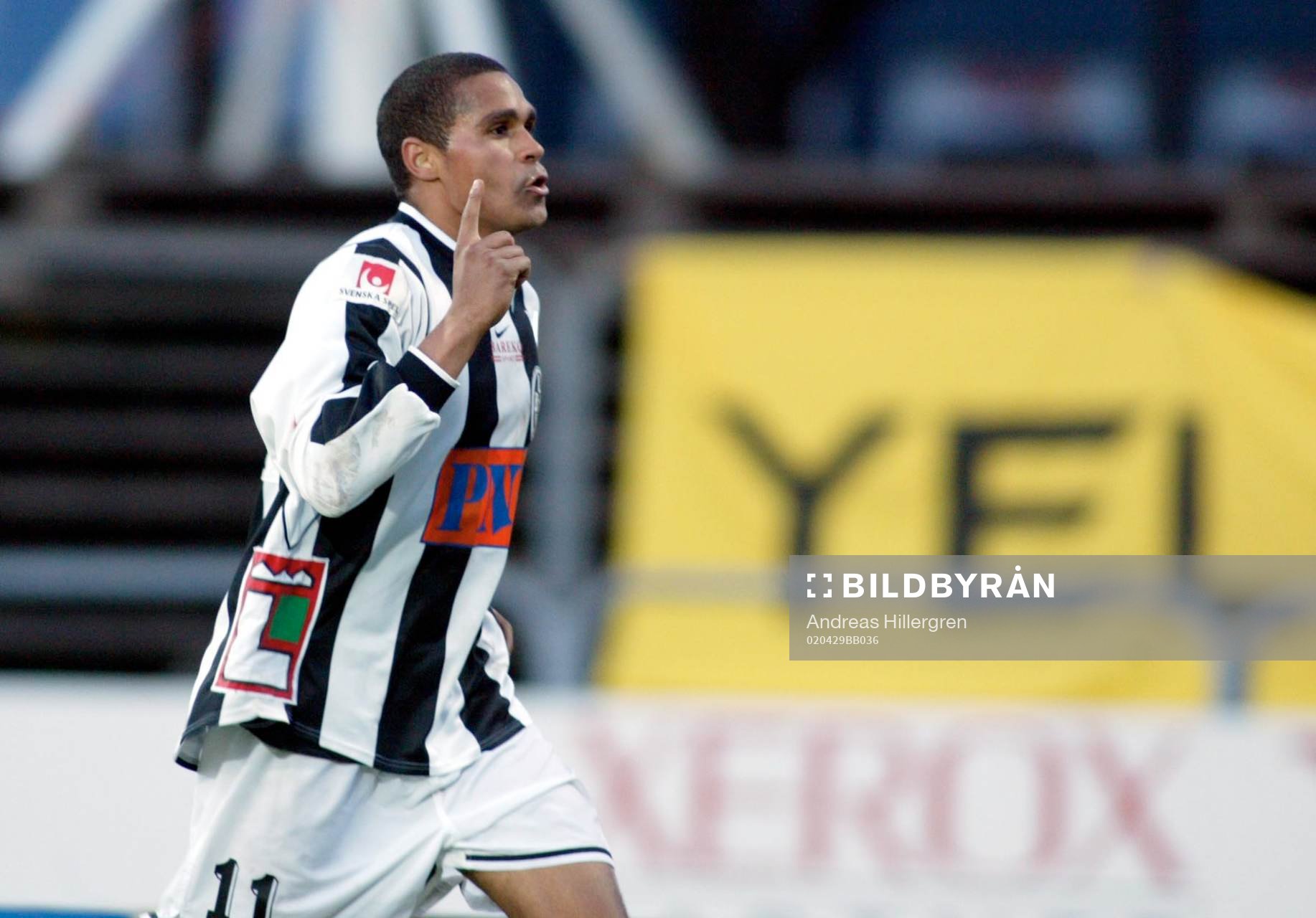 Fotboll, Allsvenskan, Daniel Nannskog, Landskrona jubel