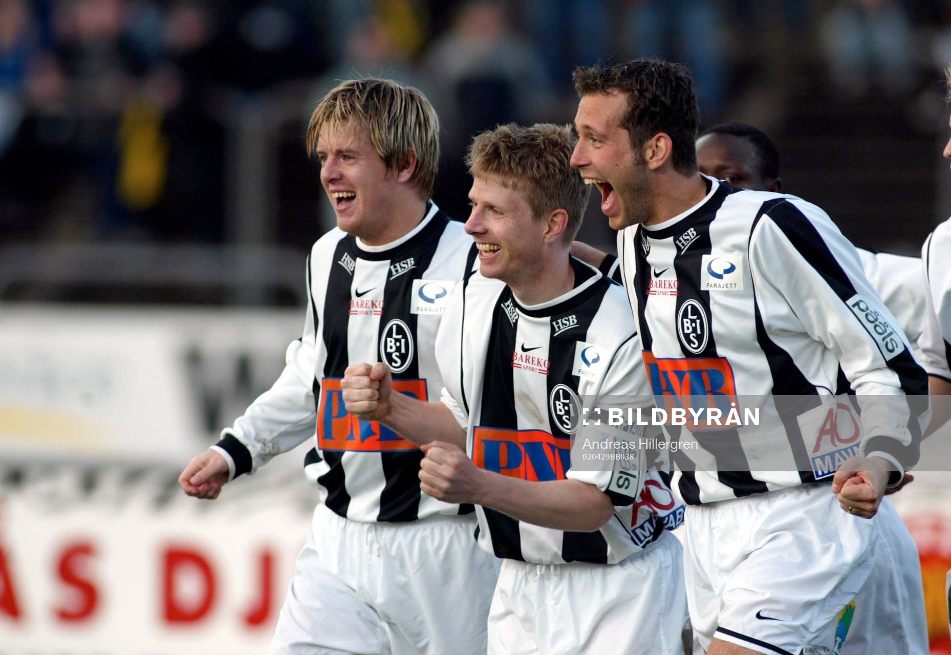 Jesper Ljung, Henrik Nilsson och Danijel Milovanovic,