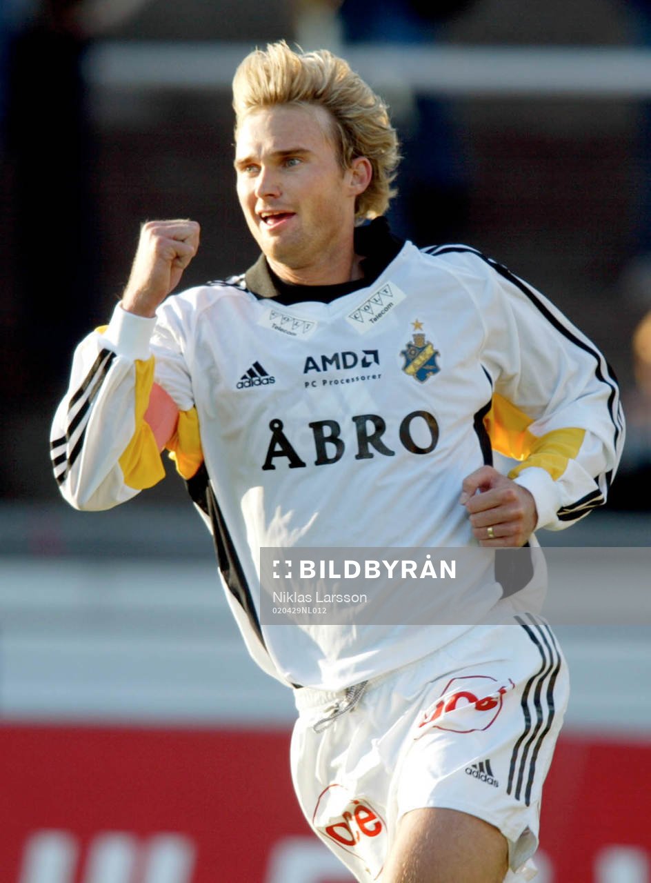Andreas Andersson jublar