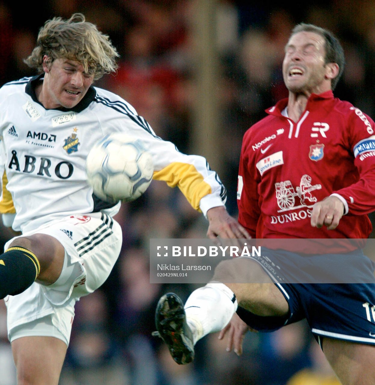 Daniel Tjernström, AIK i en duell med Magnus Källander,
