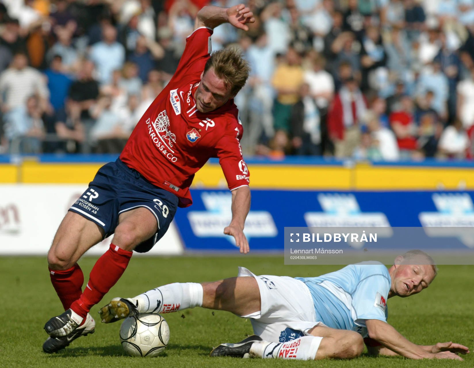 Jörgen Ohlsson stoppar Martin Ulander