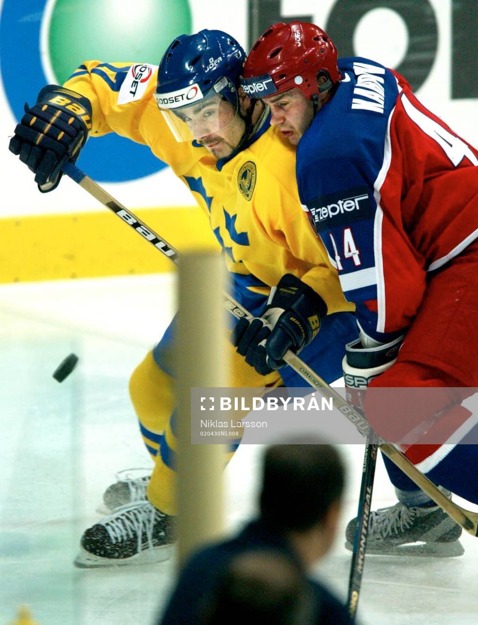 Mathias Johansson och Valeri Karpov
