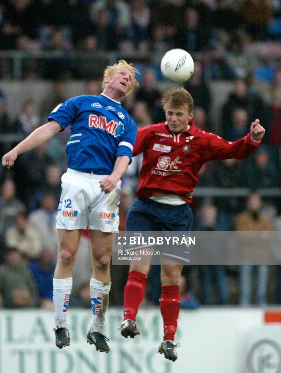 Petter Hansson, Halmstad och Markus Johannesson, Örgryte i
