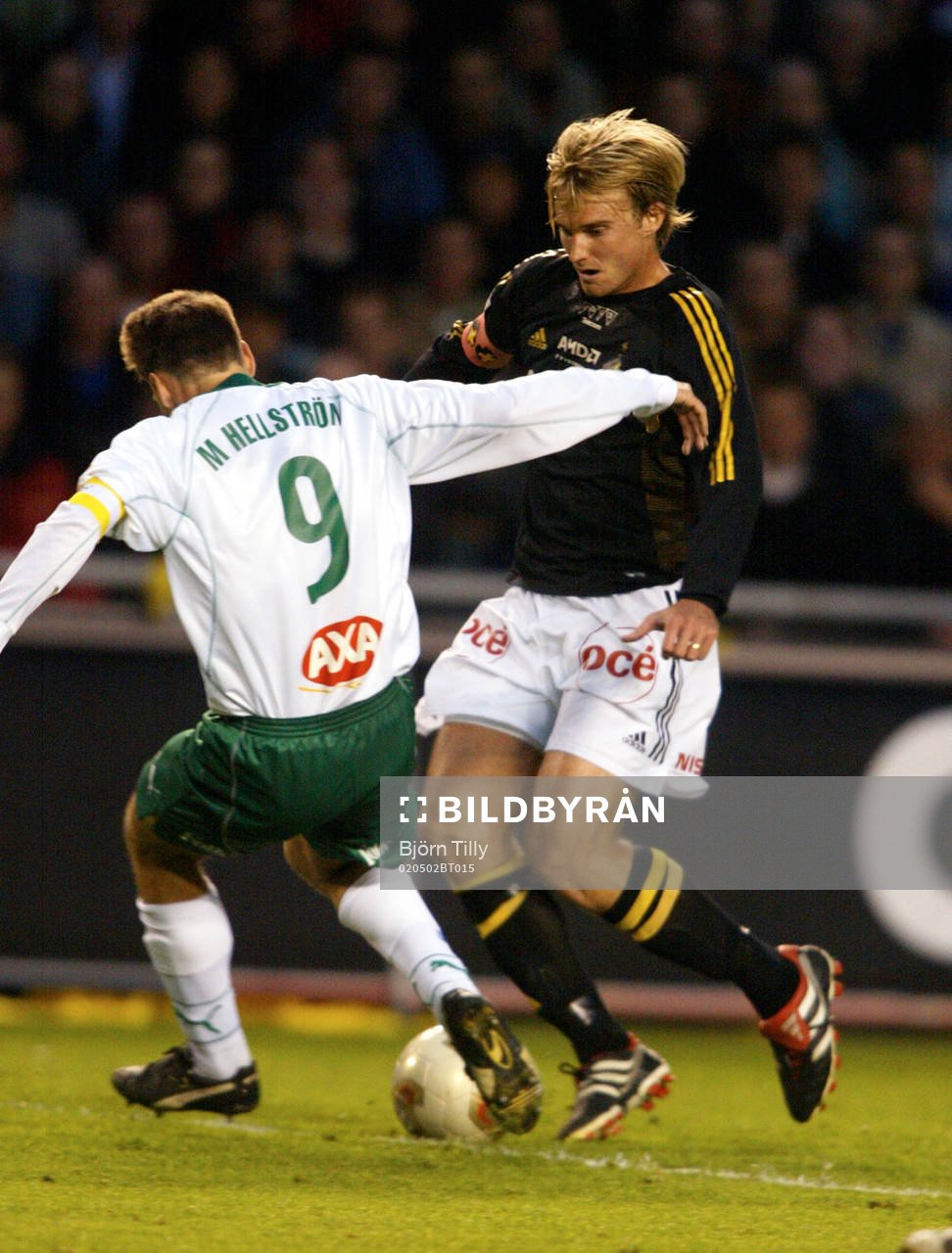 Andreas Andersson, AIK och Mikael Hellström, Hammarby